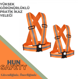 yüksek görünürlüklü pratik ikaz yeleği
